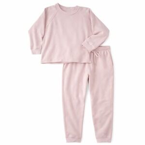 Eileen Fisher Organic Cotton Terry Set Pink M READ